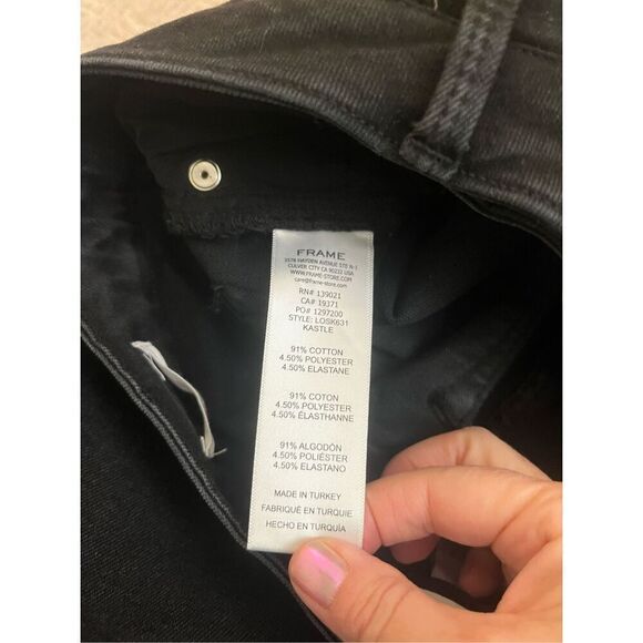 EUC Frame Denim Le One Skinny Jeans - Picture 7 of 7